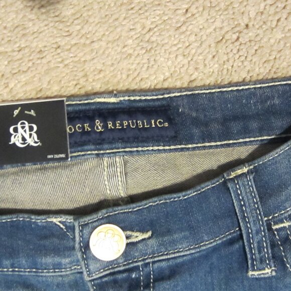 Rock & Republic Bermuda Short 29" length size 16 Roxy Misses - Picture 4 of 8